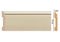 Плинтус напольный из дюрополимера Decomaster D005-61ДМ (79*13*2400мм)